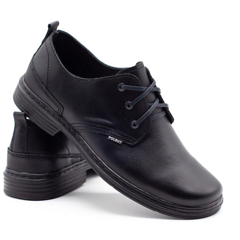 Polbut Black men's shoes 191K 3 Polbut Black men's shoes 191K 3