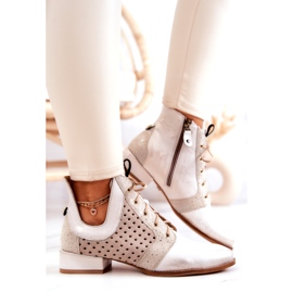 Leather Boots Maciejka 05541-25 Light beige 3 Leather Boots Maciejka 05541-25 Light beige 3