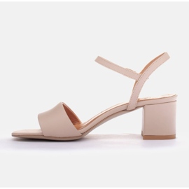 Marco Shoes Midi heel sandals beige 1