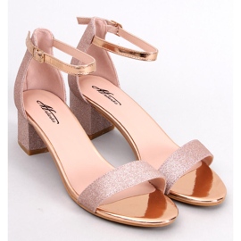 Costello Champagne heeled sandals golden 1
