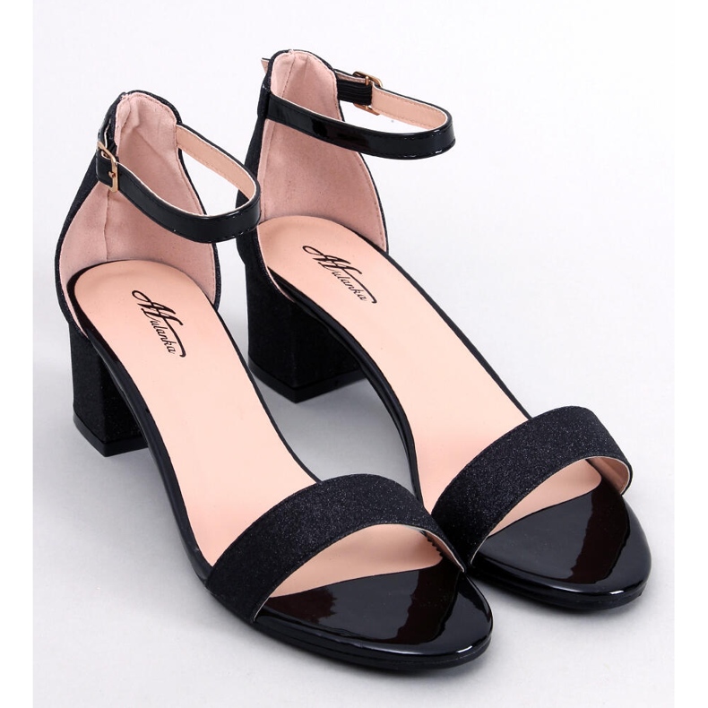 Costello Black heeled sandals 1