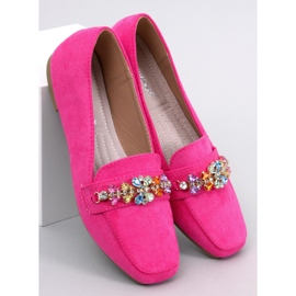 Davitian Rhinestone Loafers Fuchsia pink 1 Davitian Rhinestone Loafers Fuchsia pink 1