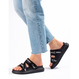 Comfortable Black LA.FI Slippers 1