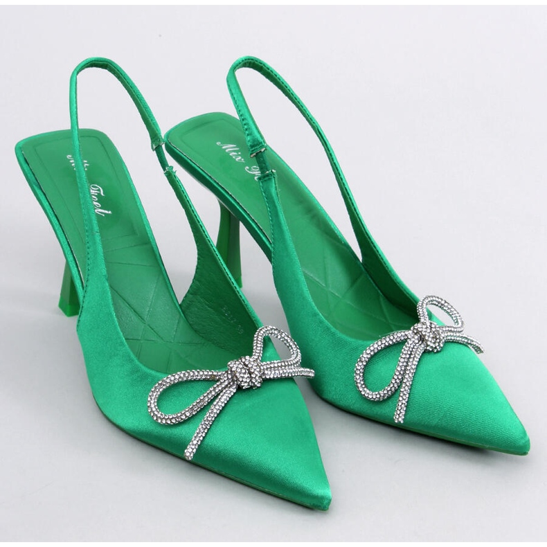 Hannah Green open heel pumps 1