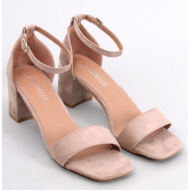Rocco Apricot low heel sandals beige 1