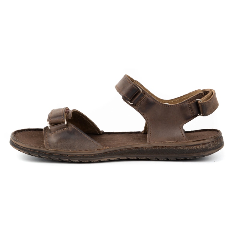 KOMODO Brown men's leather sandals 881K 1