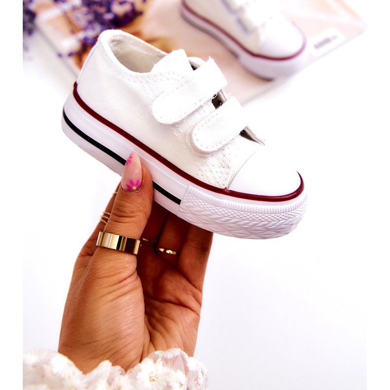 FR1 Children's Sneakers With White Bernie Velcro 3