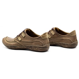 KOMODO Men's leather shoes 583 Brown 1
