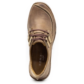 KOMODO Men's leather shoes 583 Brown 2