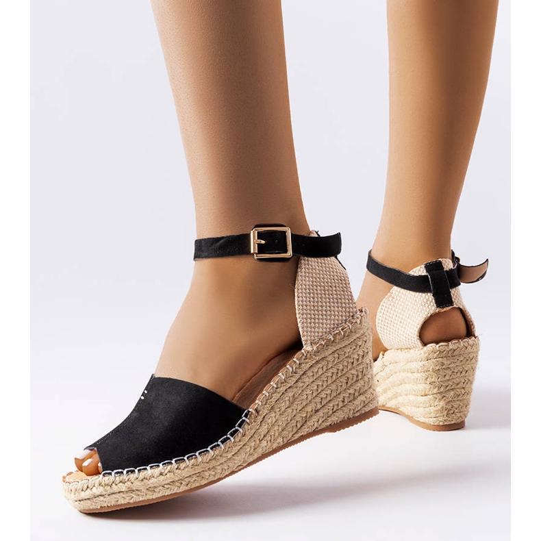 BM Black wedge espadrilles from Lauderdale 1