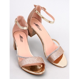 BM Altidore Gold low heel sandals golden 1