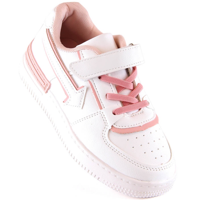Girls' sports shoes with velcro white Vinceza 34628 1 Girls' sports shoes with velcro white Vinceza 34628 1