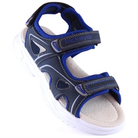 McKeylor 47701 navy blue velcro sandals for boys 1 McKeylor 47701 navy blue velcro sandals for boys 1