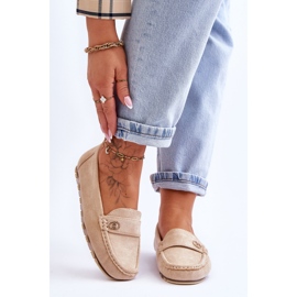 Castelo Beige Suede Loafers 1