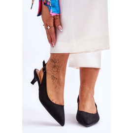 Low Peep Toe Pumps Black Lia 1 Low Peep Toe Pumps Black Lia 1