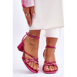 Fashionable Fuchsia Felisa High Heel Sandals pink 1