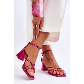 Fashionable Fuchsia Felisa High Heel Sandals pink 2