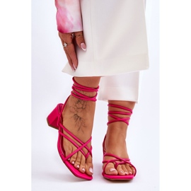 Tied Sandals Pink High Heels Secret Love 1 Tied Sandals Pink High Heels Secret Love 1