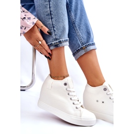 Hidden Wedge High Sneakers Big Star LL274035 White 3