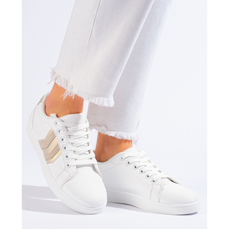 Shelovet white classic sports shoes 2 Shelovet white classic sports shoes 2