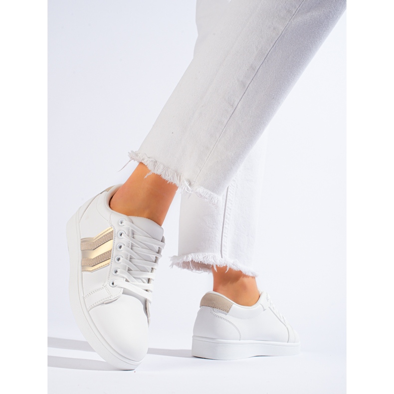 Shelovet white classic sports shoes 1 Shelovet white classic sports shoes 1