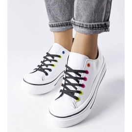 White platform sneakers from Bois 1