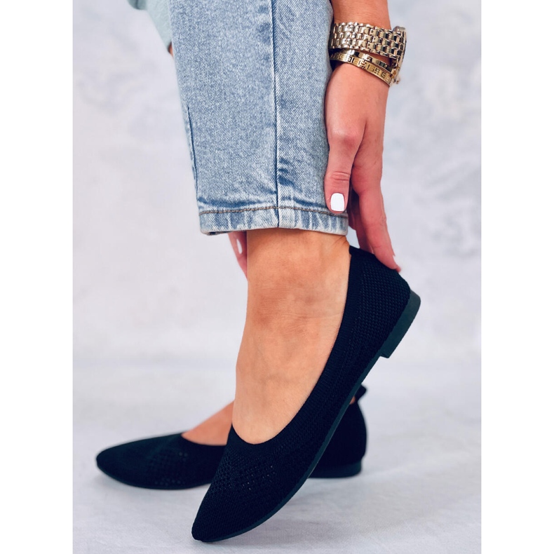 Openwork ballerinas Forlani Black 2 Openwork ballerinas Forlani Black 2