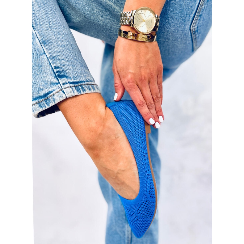 Openwork ballerinas Forlani Blue 2