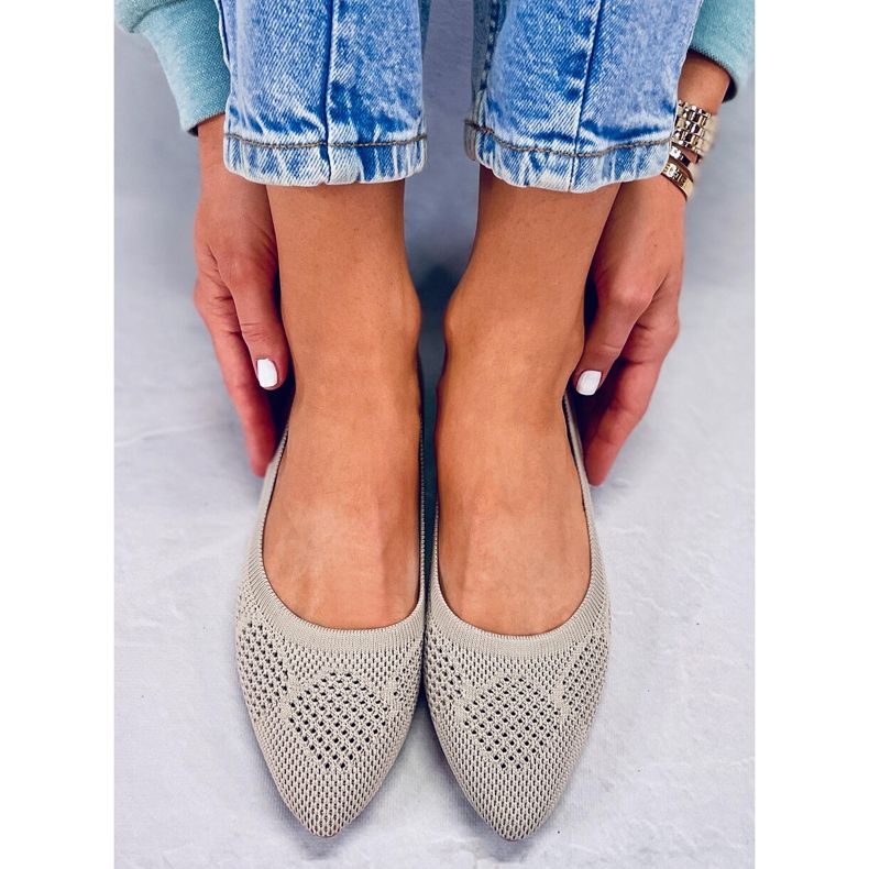 BM Openwork ballerinas Forlani Beige 1