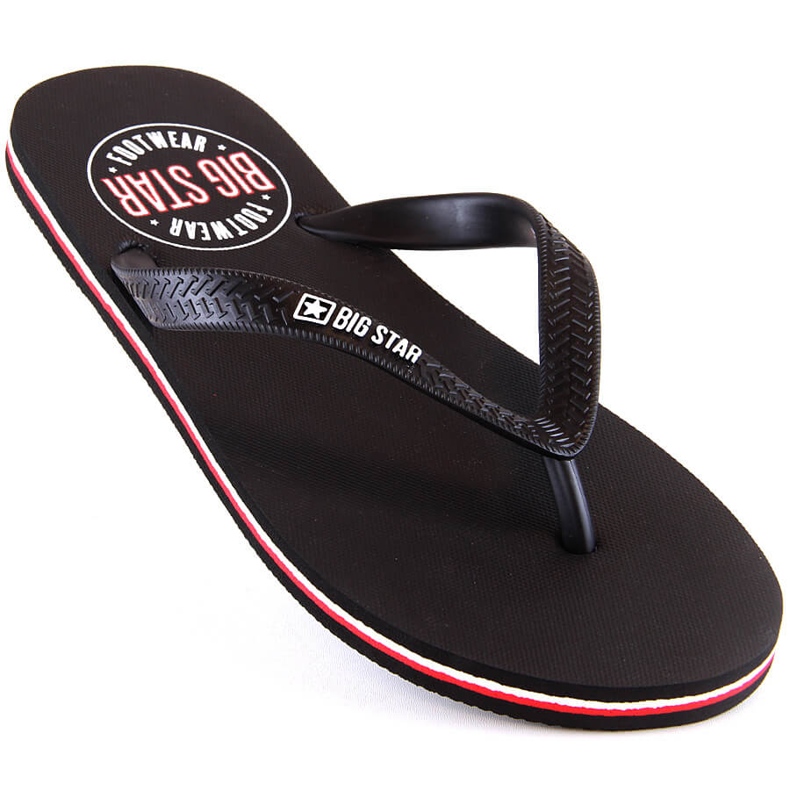 Men's flip-flops black Big Star JJ174536 1