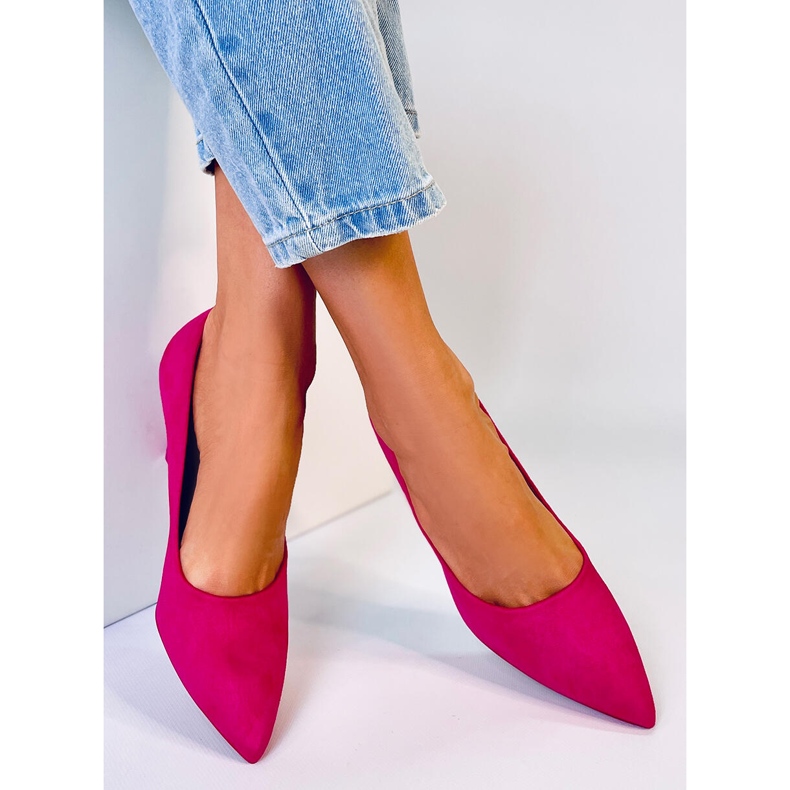 Classic women's pumps Eurielle Fuchsia pink 1