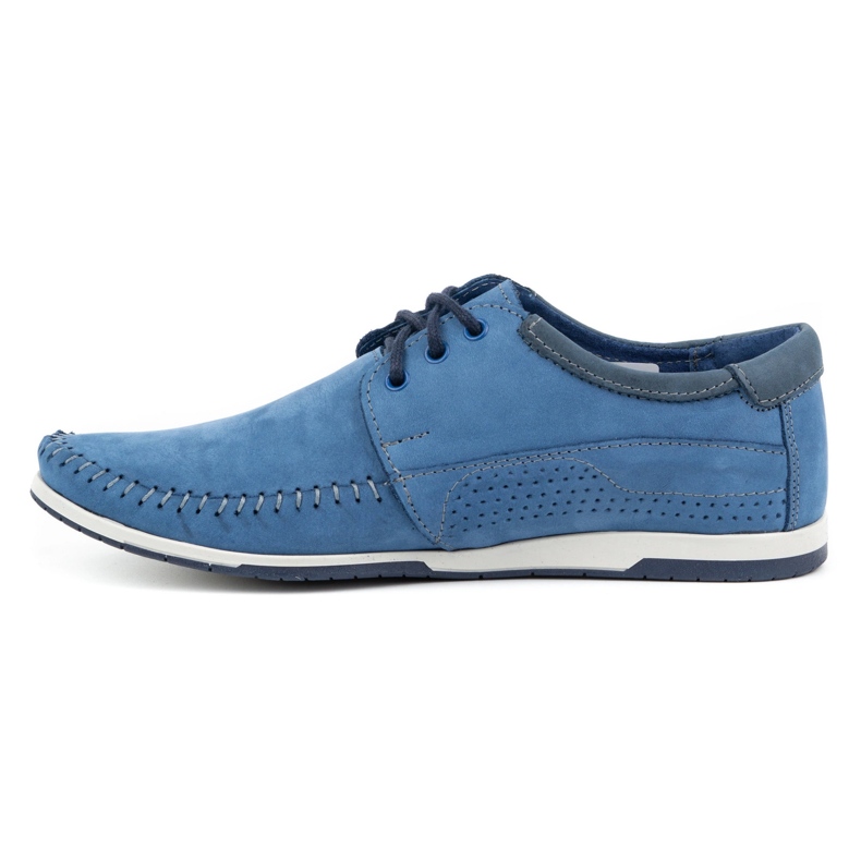 KOMODO Shoes Men's moccasins 875 blue 1
