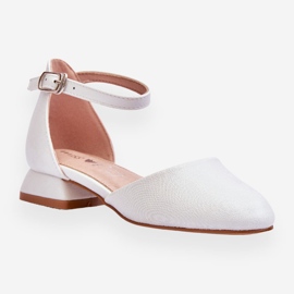 PE1 Children's Low Heel Sandals Light Silver Nelly white 1 PE1 Children's Low Heel Sandals Light Silver Nelly white 1