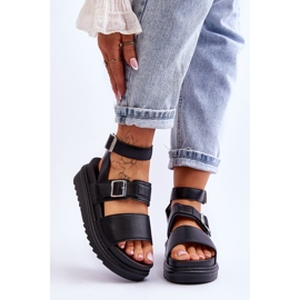 FM1 Women's Sandals With Black Hever Strap 1