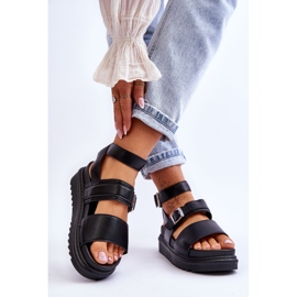 FM1 Women's Sandals With Black Hever Strap 2