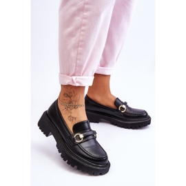 Women's Loafers On A Massive Platform Black Calypso 2
