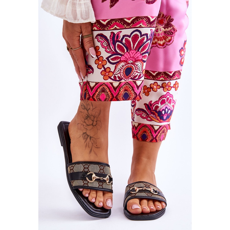 FG1 Classic Flat Heels Black Marlene 1