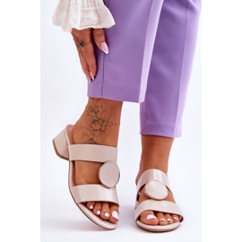 Elegant High Heels Sergio Leone KL310 Beige 1