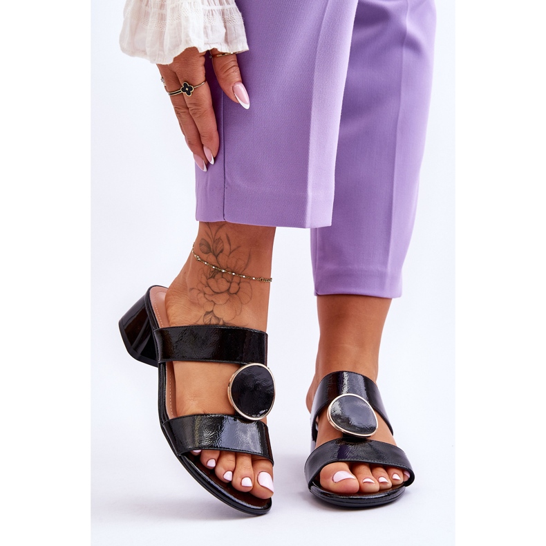 Elegant High Heels Sergio Leone KL310 Black 1