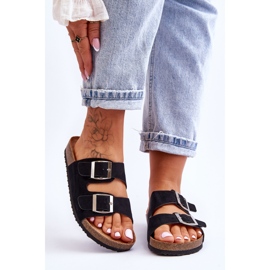 FB1 Women's Slip-on Sandals Black Destino 1 FB1 Women's Slip-on Sandals Black Destino 1