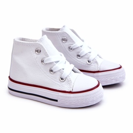 Children's High-top Sneakers, White 1