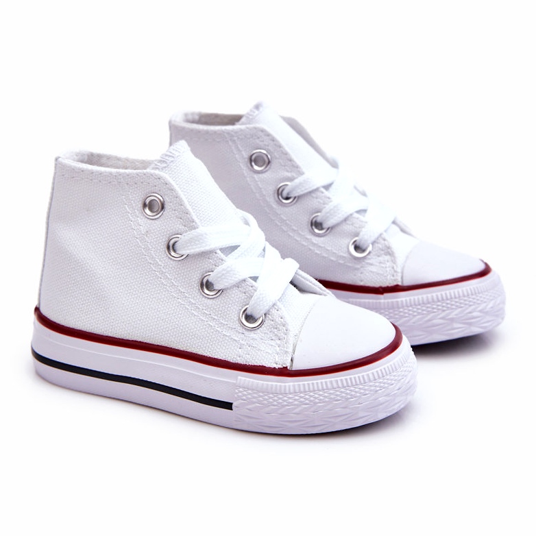 Children's High-top Sneakers, White 1