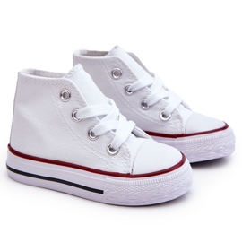 Children's High-top Sneakers, White 5