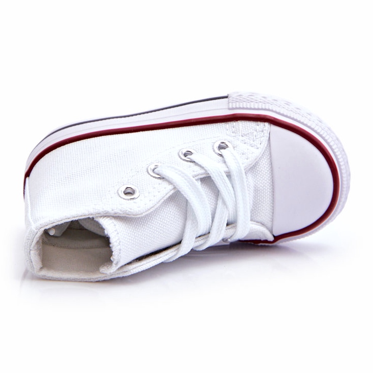 Children's High-top Sneakers, White 4