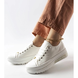 Hawthorne white platform sneakers 1