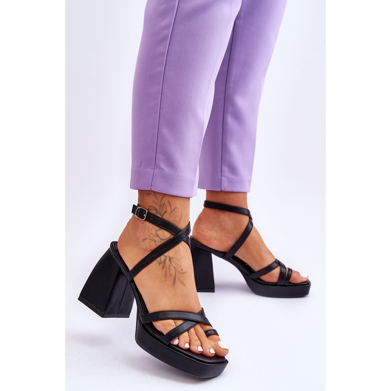 FS1 Fashionable Heels And Black Platform Sandals 2 FS1 Fashionable Heels And Black Platform Sandals 2