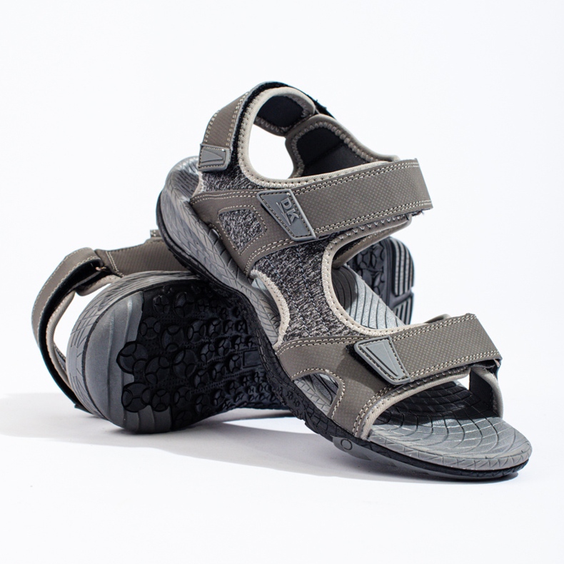 Gray DK men's sports sandals grey 1 Gray DK men's sports sandals grey 1