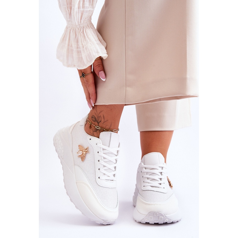 PS1 Shiny Sports Shoes With White Seneca Decoration 1 PS1 Shiny Sports Shoes With White Seneca Decoration 1