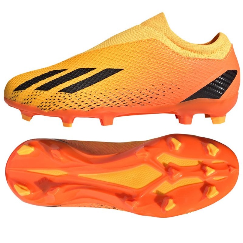 Adidas online cleats orange