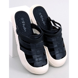 Sammy Black women's rubber sandals 1 Sammy Black women's rubber sandals 1